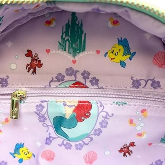 Loungefly Disney The Little Mermaid Ariel Cosplay Mini Backpack NWT - Picture 6 of 6
